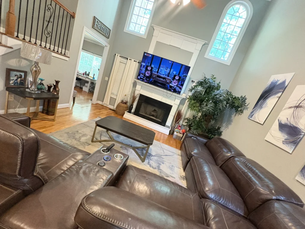 house cleaning Sugar Hill GA living room